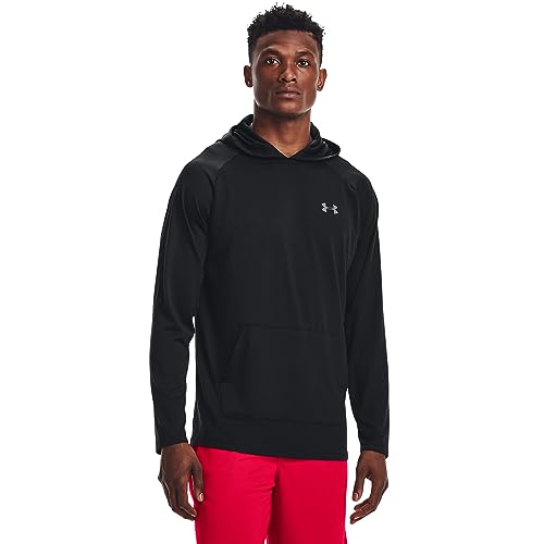 Under Armour Mens Tech 2.0 Hoodie , Black (001)/Pitch Gray , X-Large