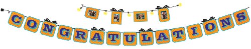 BUTCH & harold Party Decorating Sticker Banner, Congratulations