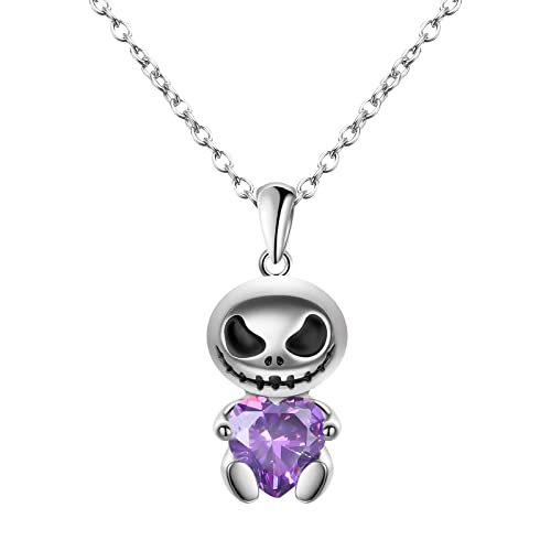 HANRESHE Nightmare Necklaces Pendant Before Christmas Jewelry for Women Gift Girlfriend Couple