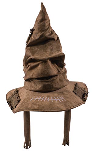 Disguise Harry Potter Sorting Hat Deluxe Costume Accessory Adult Size Character Dress Up Headwear, Brown