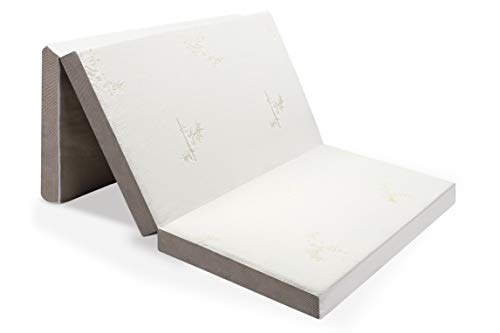 Milliard Folding Mattress, Tri Fold with Removable Washable Cover, Twin (75 inches x 38 inches x 4 inches)