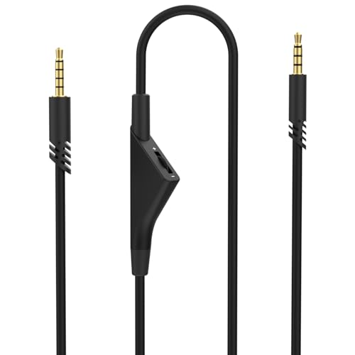 Gneinour A40 Astro Headset Cord with Volume Control Compatible with Astro A40 A40TR A30 A10 Gaming Headset for Xbox One, PS4, PS5, PC, Smartphones 6.6ft