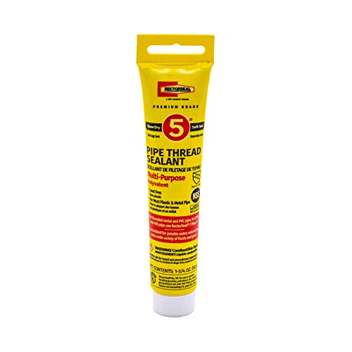 Rectorseal 25790 1-3/4-Ounce Tube No.5 Pipe Thread Sealant