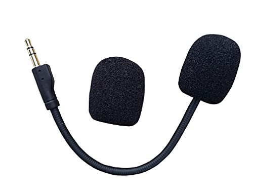 TNE Replacement Game Mic for Logitech G Pro X Detachable Microphone Boom for Logitech G Pro and G Pro X PS4 Pro PS5 Xbox One X Computer PC Gaming Headsets 3.5mm Jack Noise Cancelling
