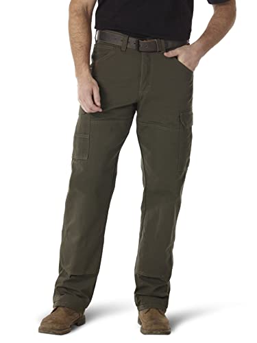 Wrangler Riggs Workwear mens Ranger work utility pants, Loden, 40W x 30L US