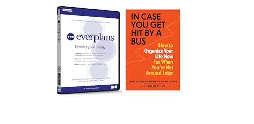 Everplans - Smart Digital Vault & Companion Book Bundle - In Case You Get Hit By a Bus: How to Organize Your Life Now for When You’re Not Around Later - 12 month subscription Online/Win/Mac & Book