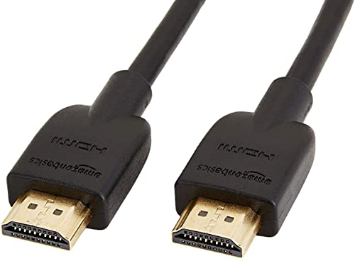 Amazon Basics 3-Pack HDMI Cable, 18Gbps High-Speed, 4K@60Hz, 2160p, Ethernet Ready, 6 Foot, Black