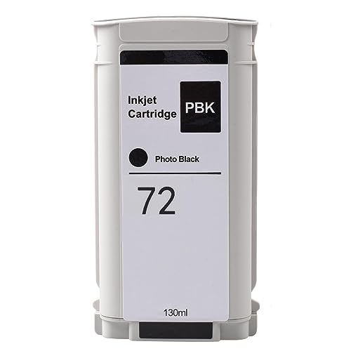 C9370A Compatible for HP 72 for DesignJet T1300 T1200 T795 T790 T620 T610 Ink Cartridge Photo Black 130ML