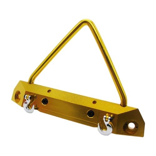 MOYIC Alloy Front Bumper Mount for 1/10 Axial Scx10 Crawler Upgrade Part Alloy Front Bumper Mount for 1/10 Axial SCX10, Golden
