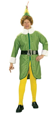 Halloween FX Buddy The Elf Men's Costume (Standard)