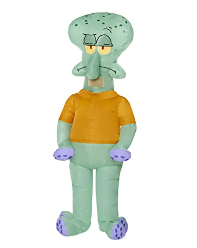 Spirit Halloween SpongeBob SquarePants Adult Inflatable Squidward Costume | Officially Licensed | Funny Halloween Costume