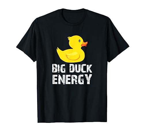 Big Duck Energy Yellow Rubber Duck Design T-Shirt
