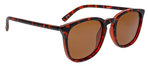 True Gear iShield Inari Fashion Sunglasses Matte Brown Demi/Brown Polarized Lens