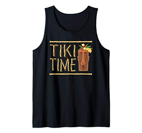 Retro Tiki Bar Design Tank Top