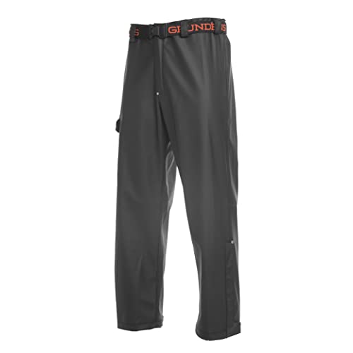 Grundens Men’s Neptune Fishing Pants | Waterproof, Breathable, Black, X-Large