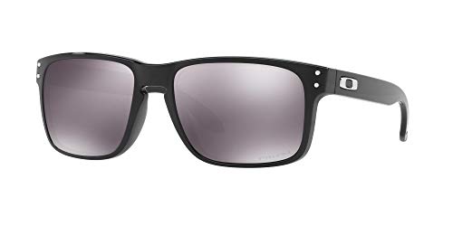 Oakley Men's OO9102 Holbrook Square Sunglasses, Polished Black/Prizm Black, 57 mm