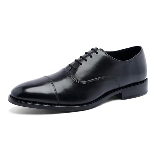 Anthony Veer Clinton Cap-Toe Oxford Dress Shoes for Men | Full-Grain Leather Upper | Goodyear Welt Construction | Ortholite Cushion Comfort | Recraftable Leather Outsole