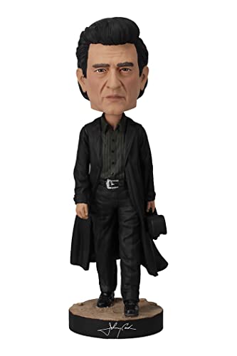 Royal Bobbles Johnny Cash Bobblehead, Premium Polyresin Lifelike Figure, Unique Serial Number, Exquisite Detail