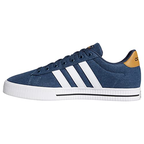 adidas Men's Daily 3.0 Skate Shoe, Crew Navy/White/Core Black, 9