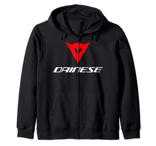 Dainese Logo Red white Zip Hoodie