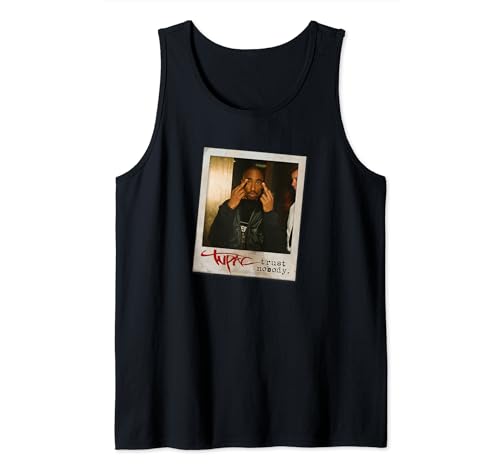 Tupac Trust Nobody Photo Tank Top