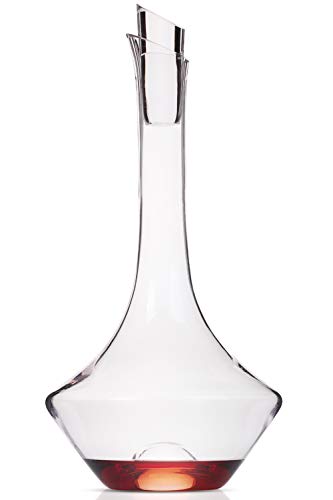 BTaT- Wine Decanter with Stopper, Hand Blown Crystal Glass, Wine Accessories, Wine Carafe, Wine Gift, Wine Aerator, Red Wine Decanter, Wine Air Aerator
