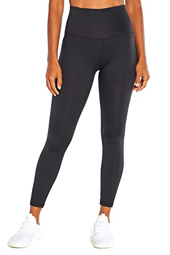 Zobha Women's Standard Easy High Rise Contender Deluxe Legging, Black Large