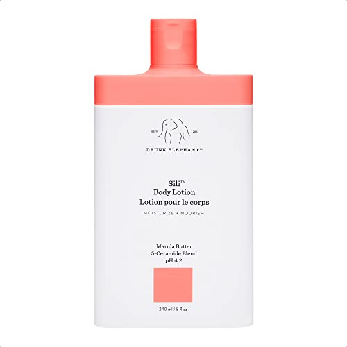 Drunk Elephant Sili Body Lotion - Deep, Calming Skin Moisturizer (240 mL / 8 Fl Oz)