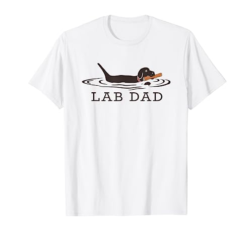 Lab Dad Labrador Retriever Dog Owner T-Shirt