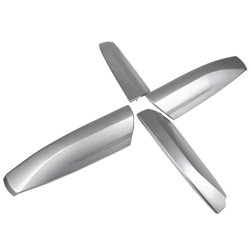 ECCPP Silver Roof Rack Side Rails End Covers Shell Cap Replacement Fit for Toyota Highlander 2008-2013,Pack of 4