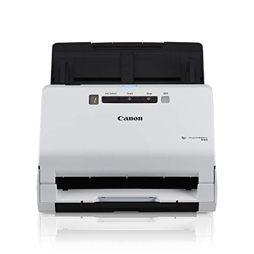 Canon imageFORMULA R40 Office Document Scanner For PC and Mac, Color Duplex Scanning, Easy Setup For Office Or Home Use, Includes Scanning Software