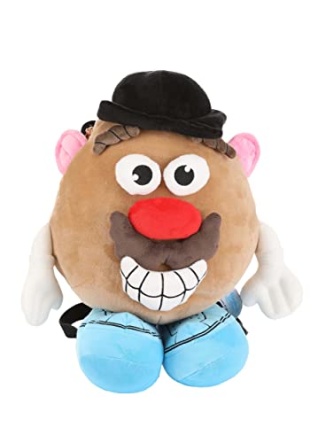 Hasbro Mr. Potato Head Plush Backpack, 10 Interchangeable Mr. Potato Head Facial Features, Iconic Toy Figure Bag
