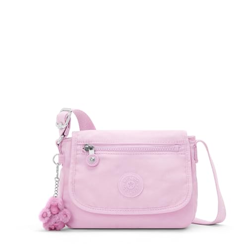 Kipling Women's Sabian Mini Crossbody, Lightweight Everyday Purse, Shoulder Bag, Blooming Pink