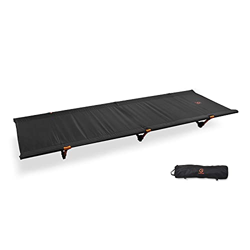 G2 GO2GETHER Foldable 4lbs Camping Cot, Durable Travel Tent Cot, Ultralight for Backpacking, Summer Hiking, Mountaineering, Easy to use for Woman & Man, Comes with Storage Bag