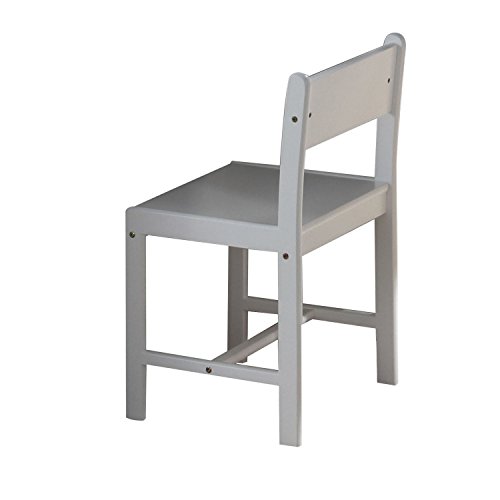 Acme Wyatt Wooden Chair with Open Back in White