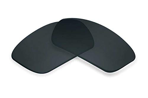 SFx Replacement Sunglass Lenses Compatible for Bolle Slipstream 61mm (Polarized PC Black Hardcoated Pair-SFxUltra)