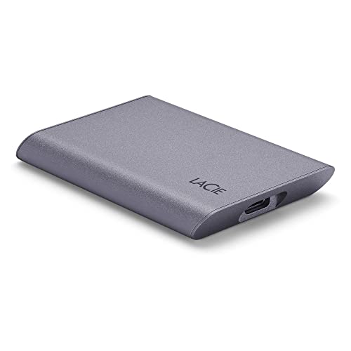 LaCie Mobile 1TB External USB-C (STKH1000800) Apple Solid State Drive, Upto 1050MB/s, USB-C Drive