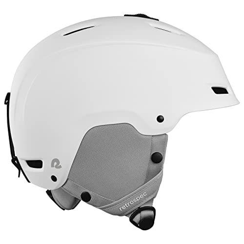 Retrospec Zephyr Ski & Snowboard Winter Helmet for Adults - Adjustable with 9 Vents - ABS Shell & EPS Foam Lining, Built-in Goggle Clip for Men and Women