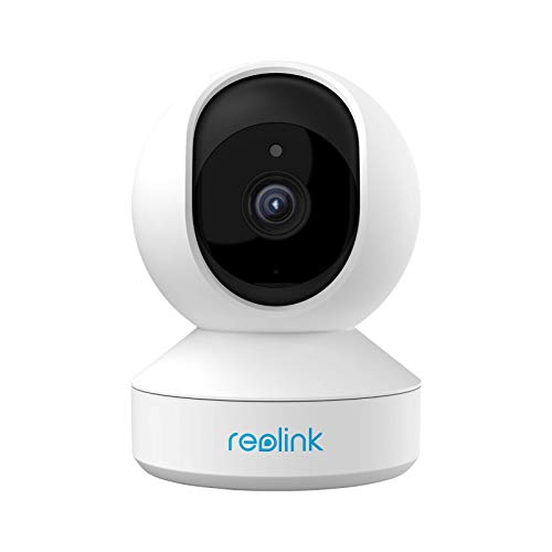 REOLINK 2K Indoor Camera, E1 Plug-in 2.4G WiFi Security Camera Wireless for Baby/Pet Monitor with Phone app, 360 Degree Pet Camera with Person/Pet Detection, Night Vision, 2-Way Audio, Local Storage