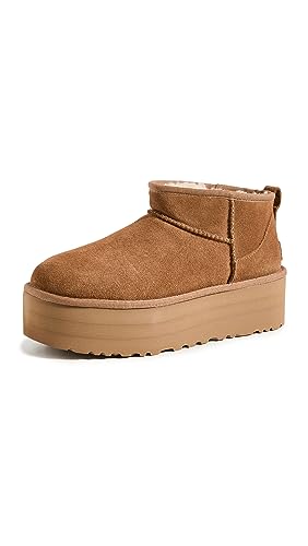 UGG Women's Classic Ultra Mini Platform Boot, Chestnut, 9