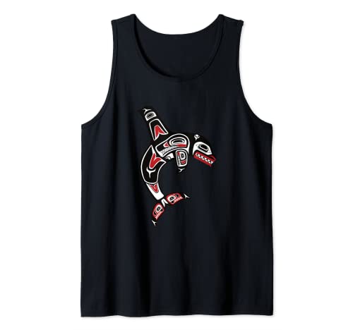 Pacific Northwest Haida Orca Killer Whale Tank Top