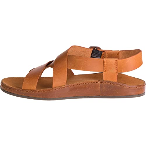 Chaco Women's Wayfarer Sandal, Rust, 6