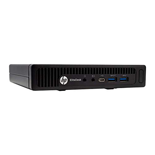 HP EliteDesk 800 G2 Desktop Mini Business PC, Intel Quad-Core i5-6500T up to 3.1G,16G DDR4,240G SSD,VGA,DP,Win 10 Pro 64 bit-Multi-Language Support English/Spanish (Renewed)