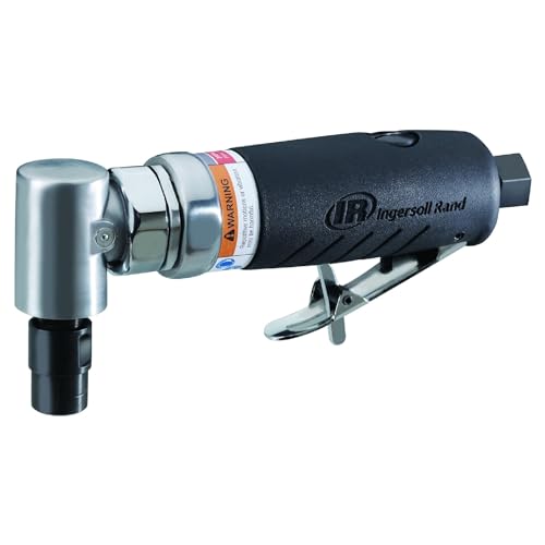 Ingersoll Rand 3101G Air Die Grinder Edge Series – 1/4', Heavy Duty, Right Angle, Ergonomic Grip, Ball Bearing Construction, Lightweight Tool, Black