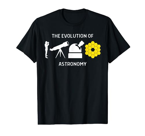 Evolution Of Astronomy Telescope James Webb Space Telescope T-Shirt