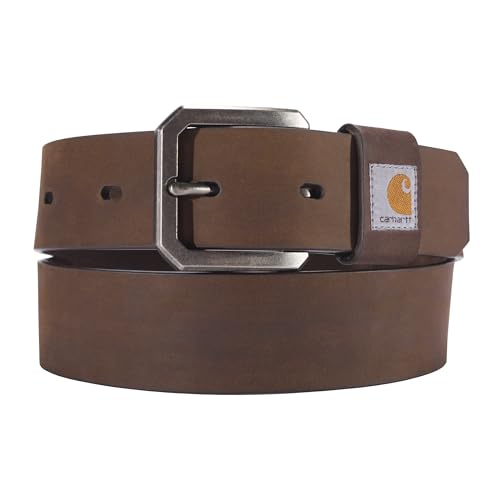 Carhartt Men's Casual Rugged Belts, Saddle Leather (Brown), 44
