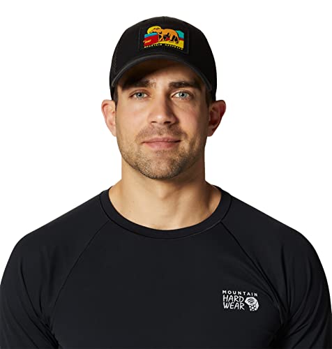 Mountain Hardwear 93 Bear Trucker Hat, Black, O/S