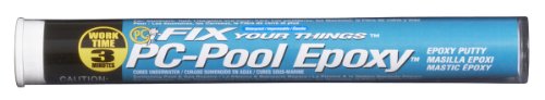 PC Products PC-Pool Epoxy Putty, Moldable 4 oz Stick, Off White 41116 (Pack of 1)
