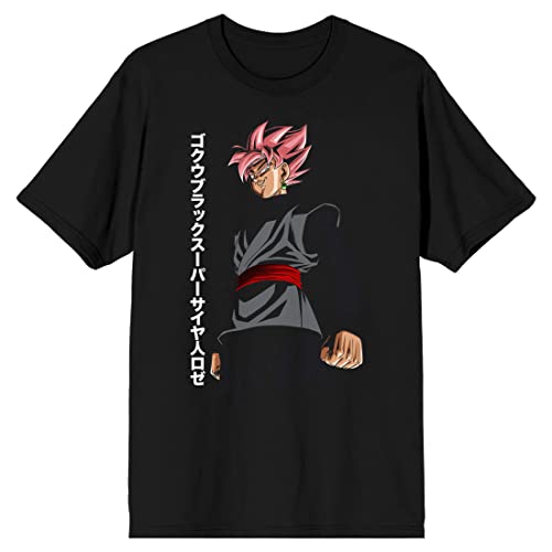 Dragon Ball Z Super Goku Character Men’s Black T-Shirt-Medium