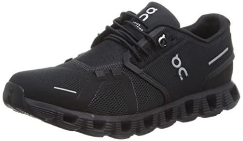 On Men's Cloud 5 Sneakers, All Black, 9.5 Medium US